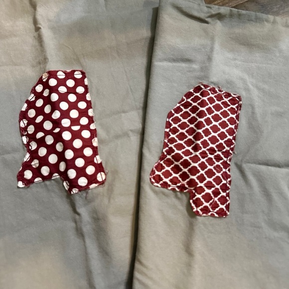 Set of 2 Mississippi State Pillow Covers - Picture 1 of 6